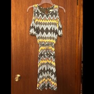 Loft summer cold shoulder dress.